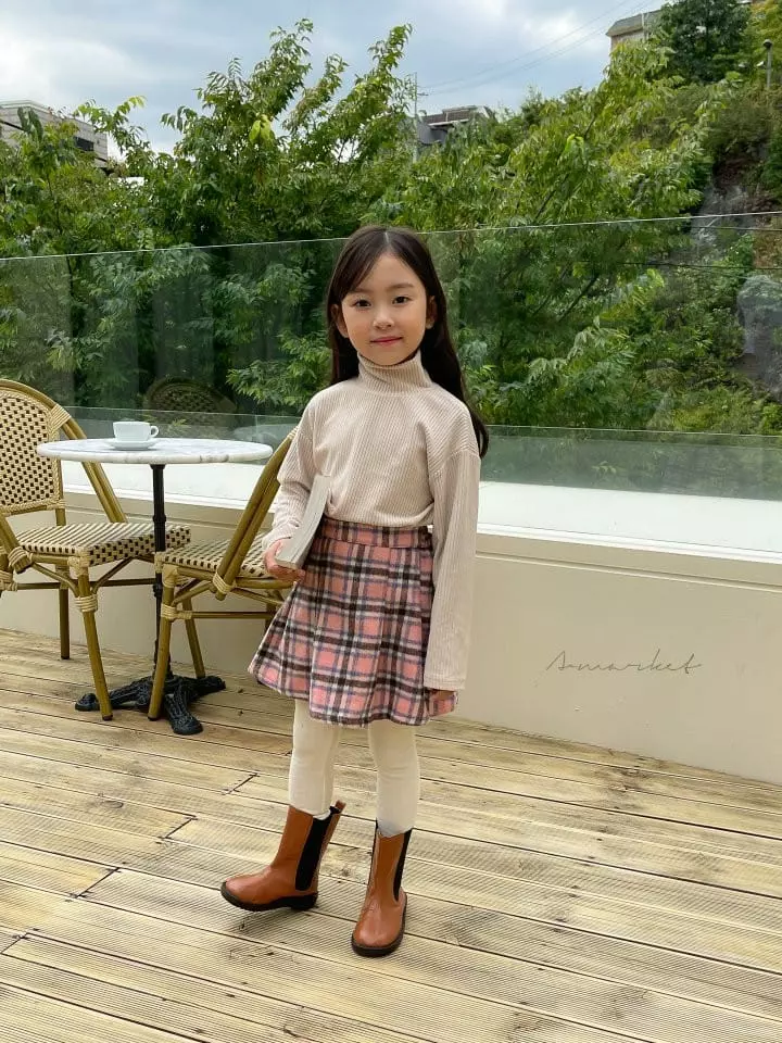 a-Market - Korean Children Fashion - #magicofchildhood - Rib Turtleneck - 6