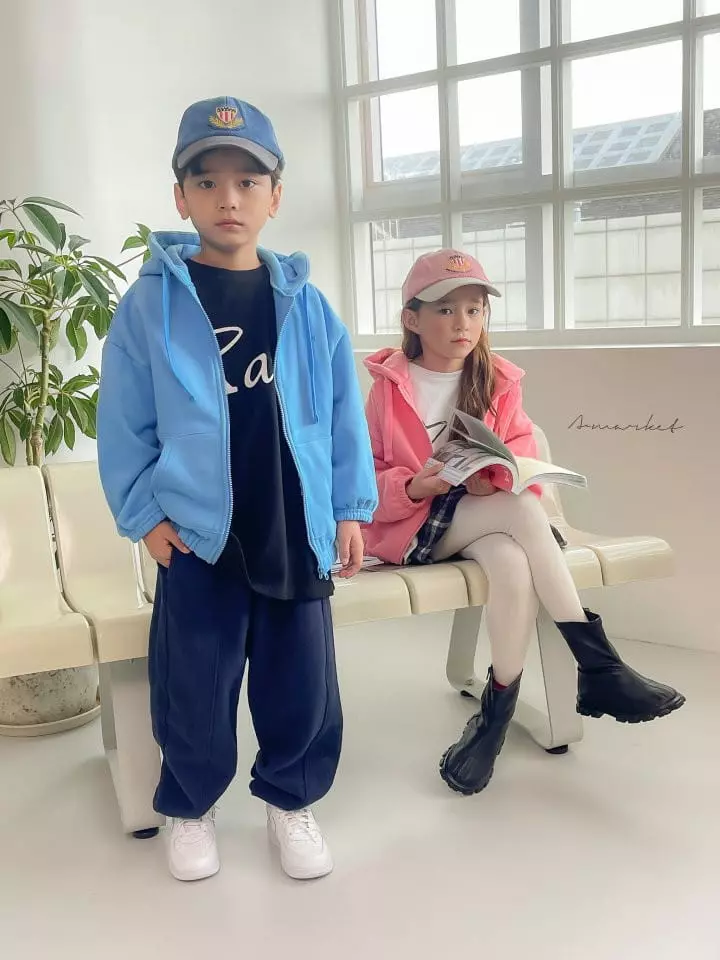 a-Market - Korean Children Fashion - #minifashionista - Fleece Hoody Zip-up - 12