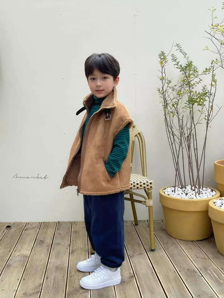 a-Market - Korean Children Fashion - #minifashionista - Loose Fit Slit Pants - 9