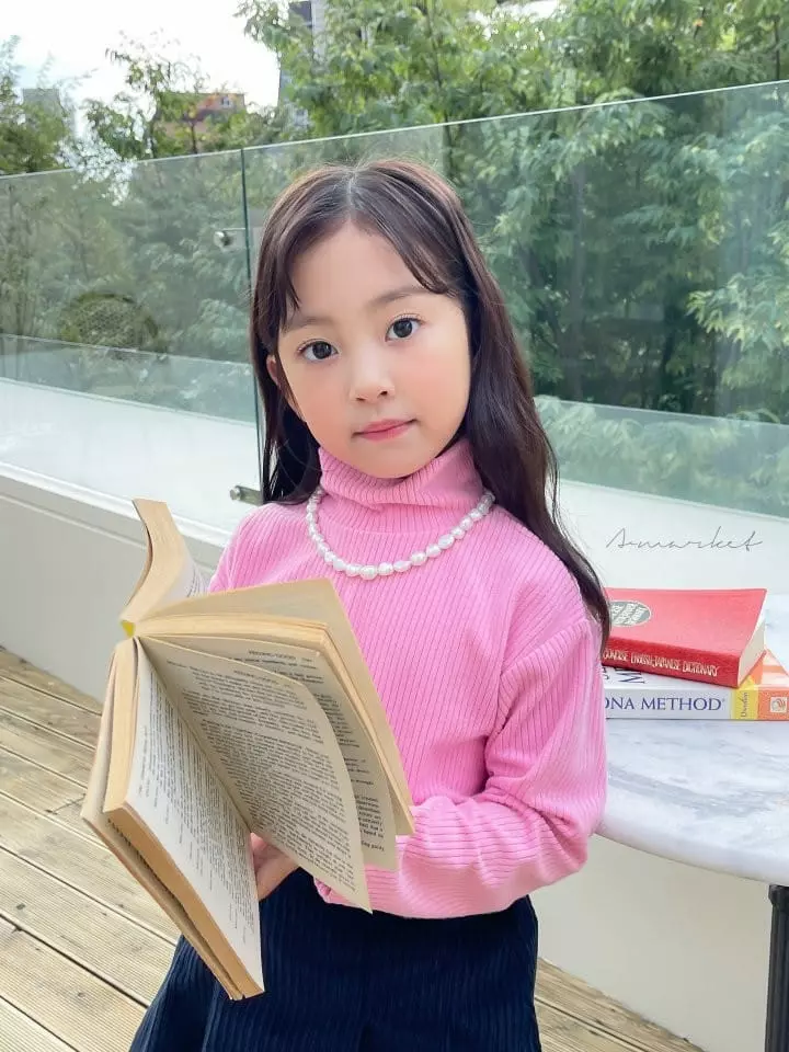 a-Market - Korean Children Fashion - #minifashionista - Rib Turtleneck - 7