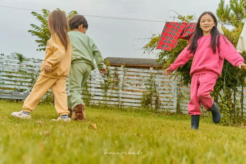 a-Market - Korean Children Fashion - #prettylittlegirls - Fleece Sweatshirt Set - 7