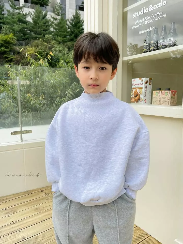 a-Market - Korean Children Fashion - #minifashionista - Turtleneck Sweatshirt - 4