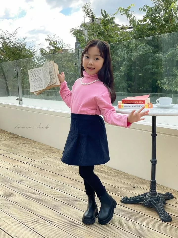 a-Market - Korean Children Fashion - #prettylittlegirls - Rib Turtleneck - 8