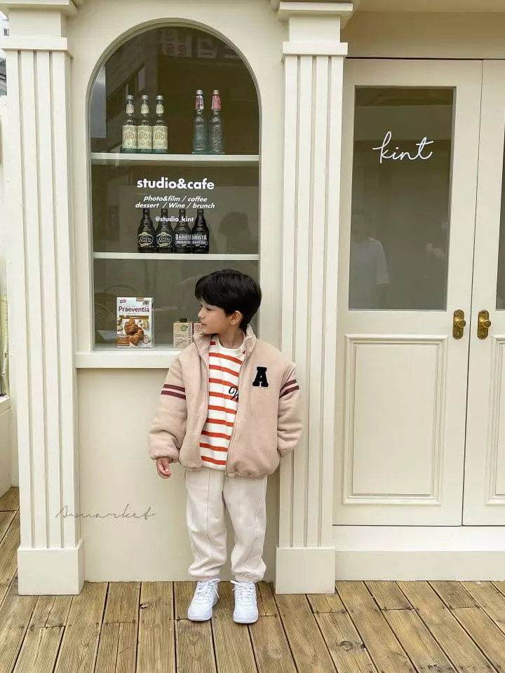 a-Market - Korean Children Fashion - #toddlerclothing - Stripes Sweatshirt - 4