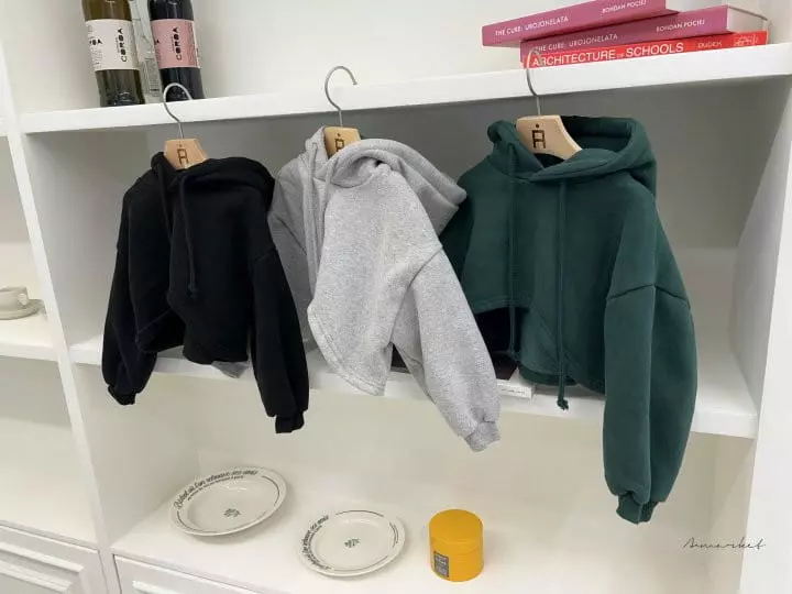 a-Market - Korean Children Fashion - #stylishchildhood - Hoody Crop Sweatshirt