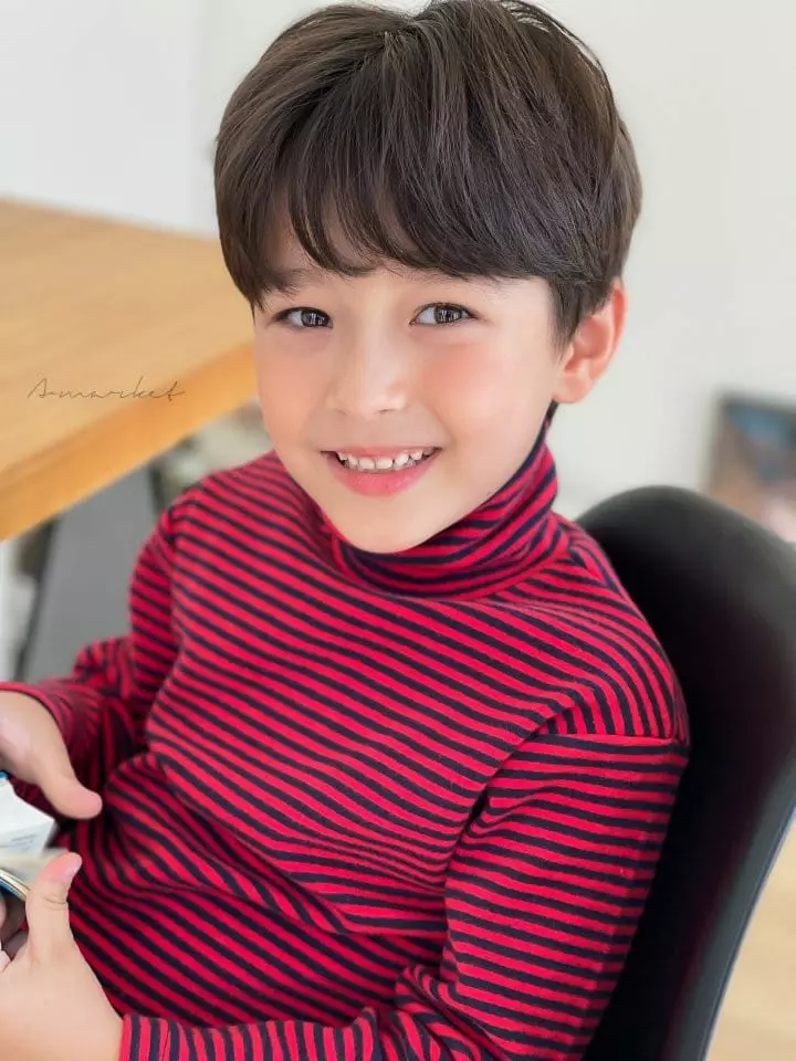 a-Market - Korean Children Fashion - #stylishchildhood - Crayon Turtleneck Tee - 10