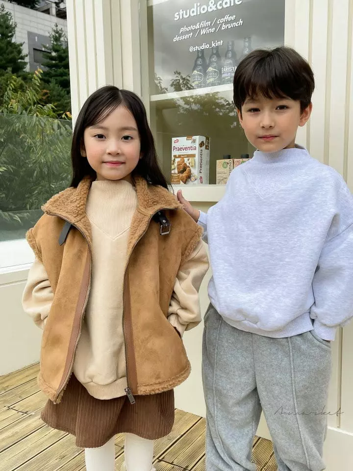 a-Market - Korean Children Fashion - #todddlerfashion - Turtleneck Sweatshirt - 5