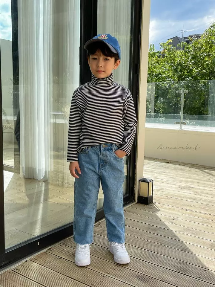 a-Market - Korean Children Fashion - #todddlerfashion - Crayon Turtleneck Tee - 8