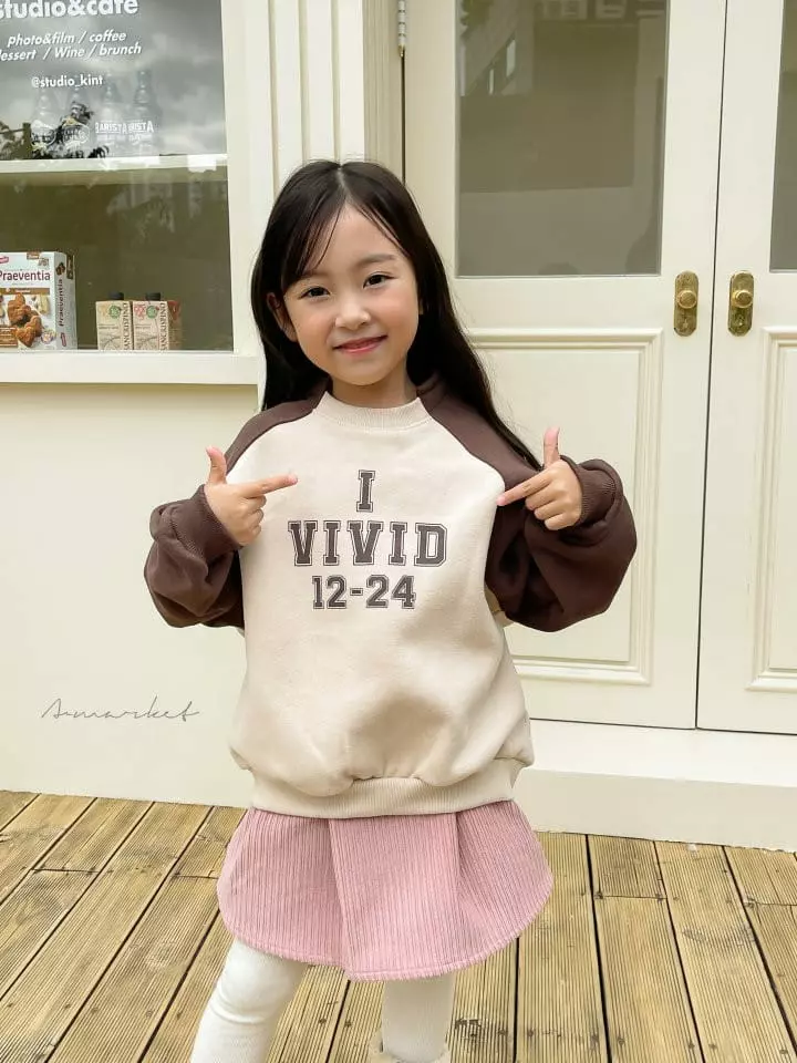 a-Market - Korean Children Fashion - #toddlerclothing - Color Vivid Sweatshirt - 2