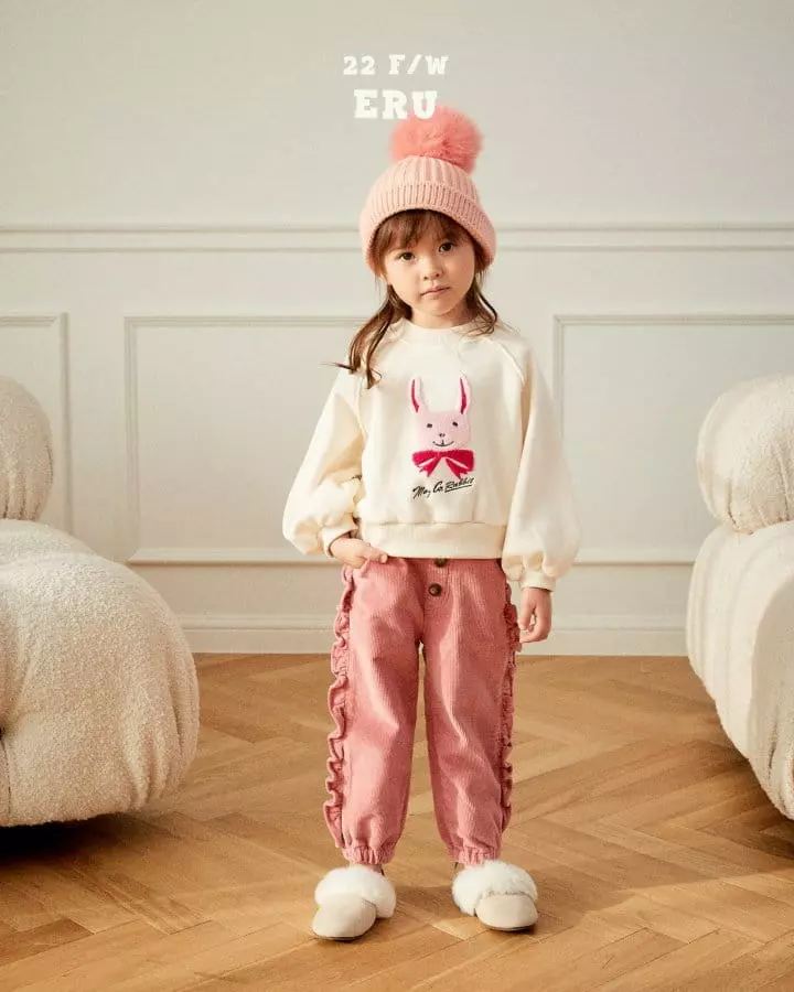 e.ru - Korean Children Fashion - #Kfashion4kids - Crop Rabbit Tee