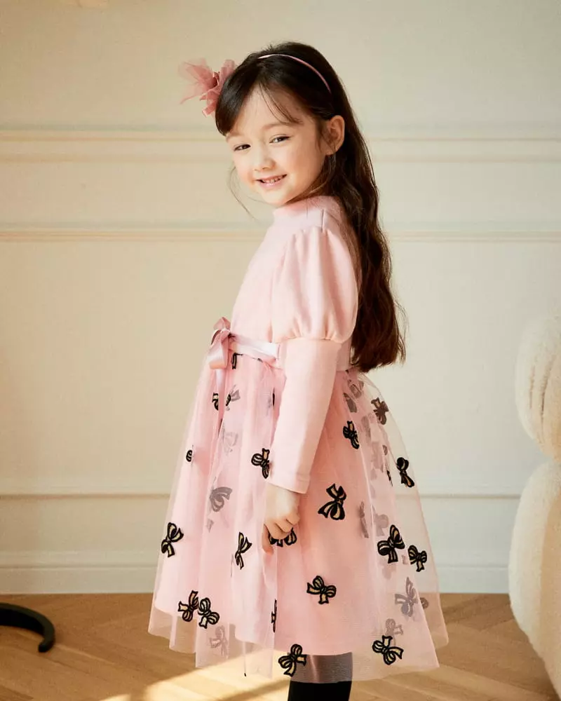 e.ru - Korean Children Fashion - #childrensboutique - Ribbon One-piece - 3