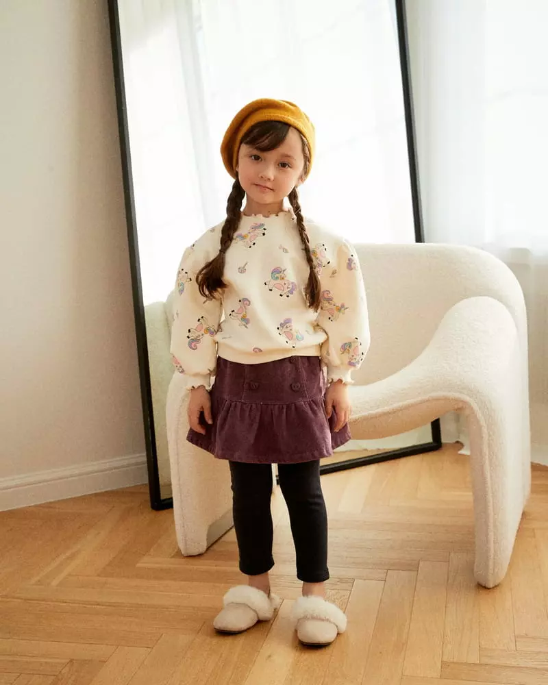 e.ru - Korean Children Fashion - #childrensboutique - Heart Skirt Leggings - 6