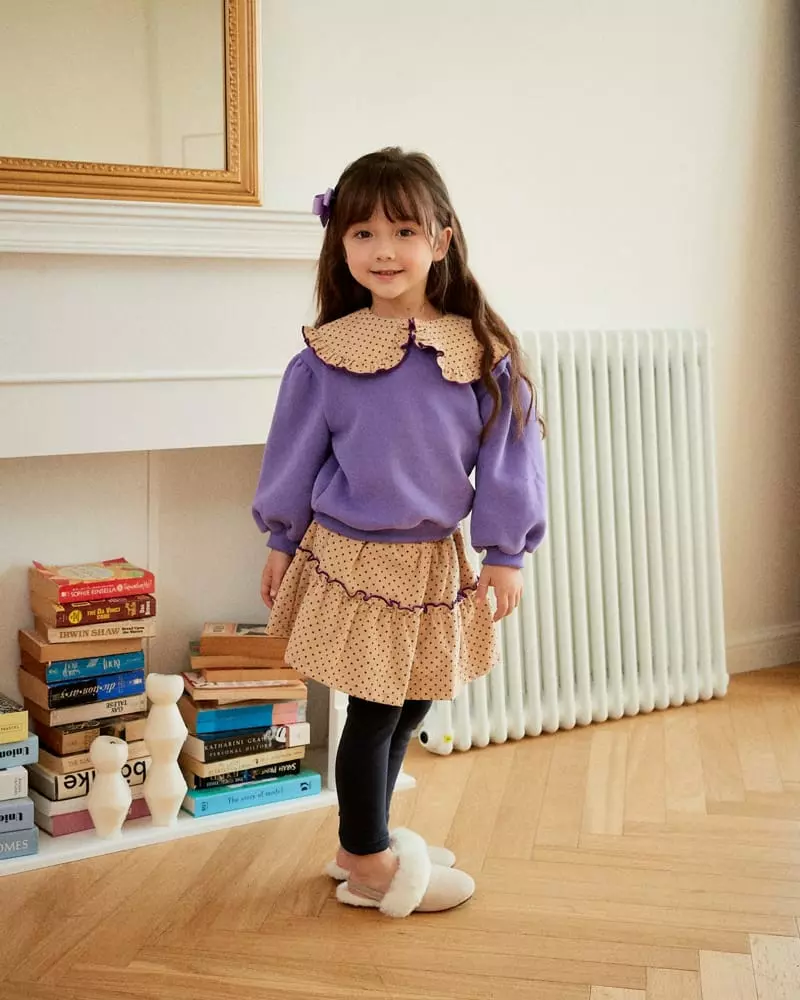 e.ru - Korean Children Fashion - #childofig - Dot Skirt Leggings - 4