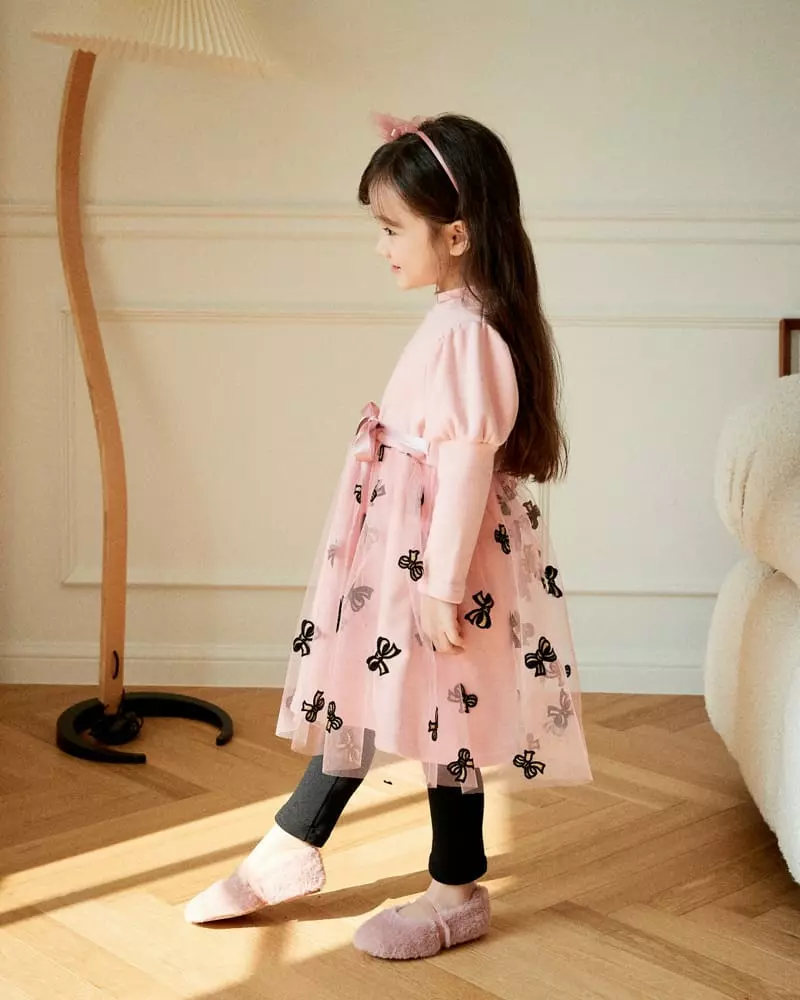 e.ru - Korean Children Fashion - #childrensboutique - Ribbon One-piece - 4