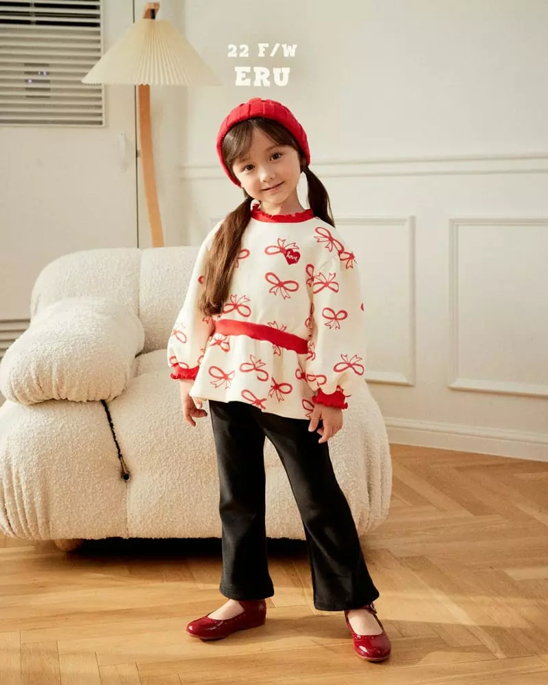 e.ru - Korean Children Fashion - #discoveringself - Ribbon Long Tee - 2