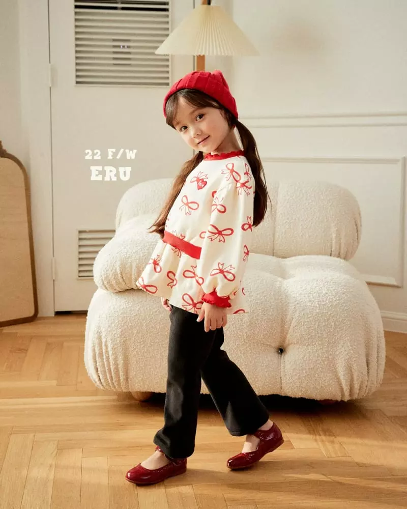 e.ru - Korean Children Fashion - #fashionkids - Ribbon Long Tee - 3