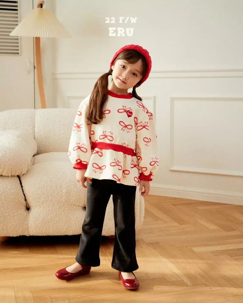 e.ru - Korean Children Fashion - #fashionkids - Ribbon Long Tee - 4