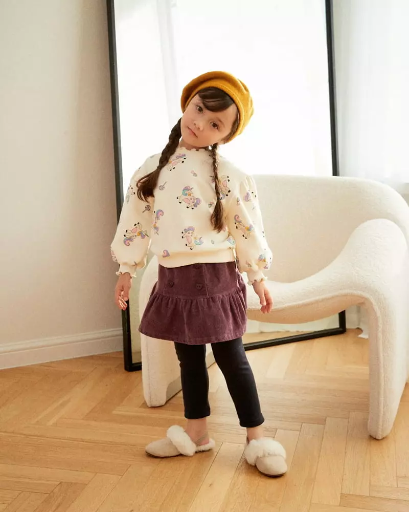 e.ru - Korean Children Fashion - #kidsshorts - Heart Skirt Leggings - 10