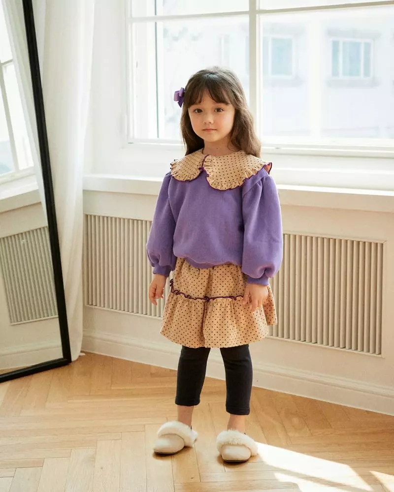 e.ru - Korean Children Fashion - #kidsstore - Dot Skirt Leggings - 9
