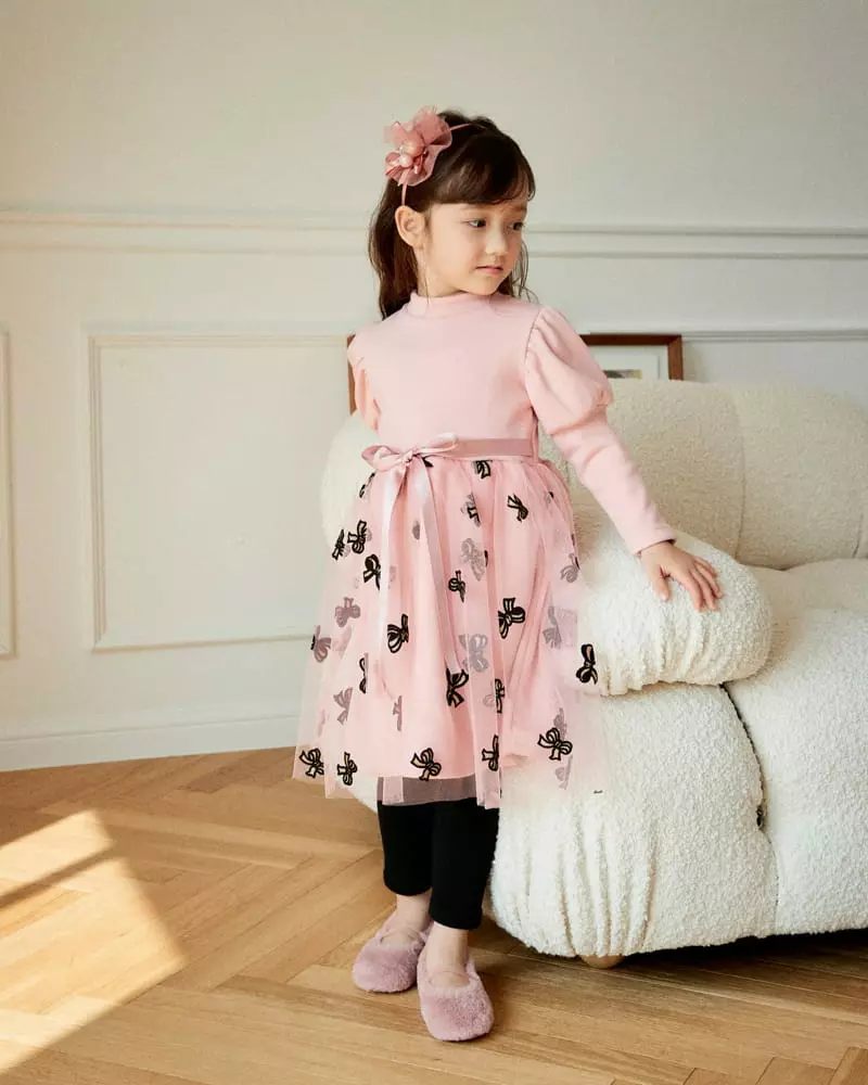e.ru - Korean Children Fashion - #kidzfashiontrend - Ribbon One-piece - 9