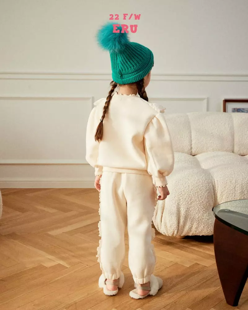 e.ru - Korean Children Fashion - #kidzfashiontrend - V Lace Sweatshirt - 7