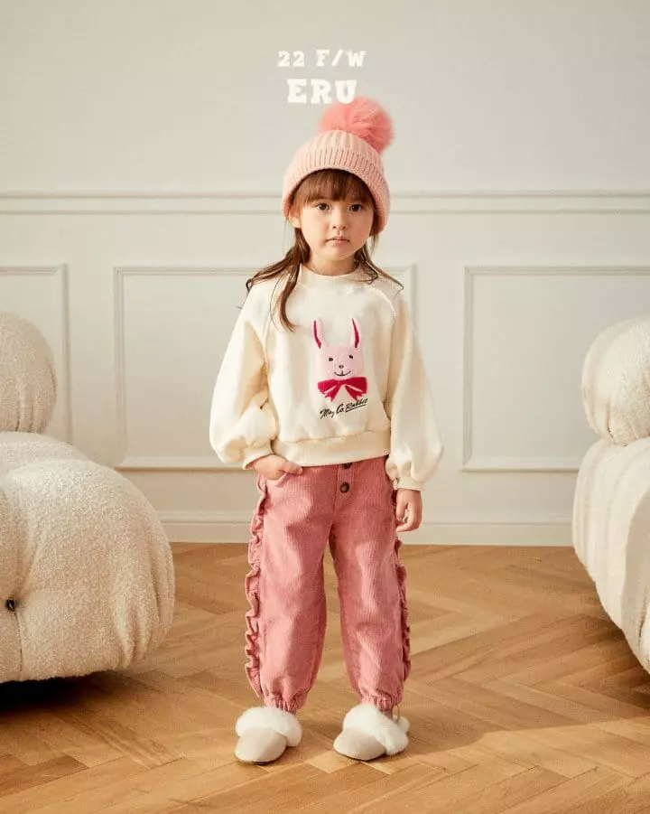 e.ru - Korean Children Fashion - #littlefashionista - Crop Rabbit Tee - 2