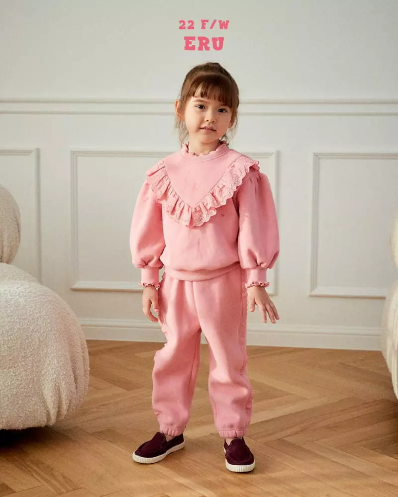 e.ru - Korean Children Fashion - #magicofchildhood - V Lace Sweatshirt - 10