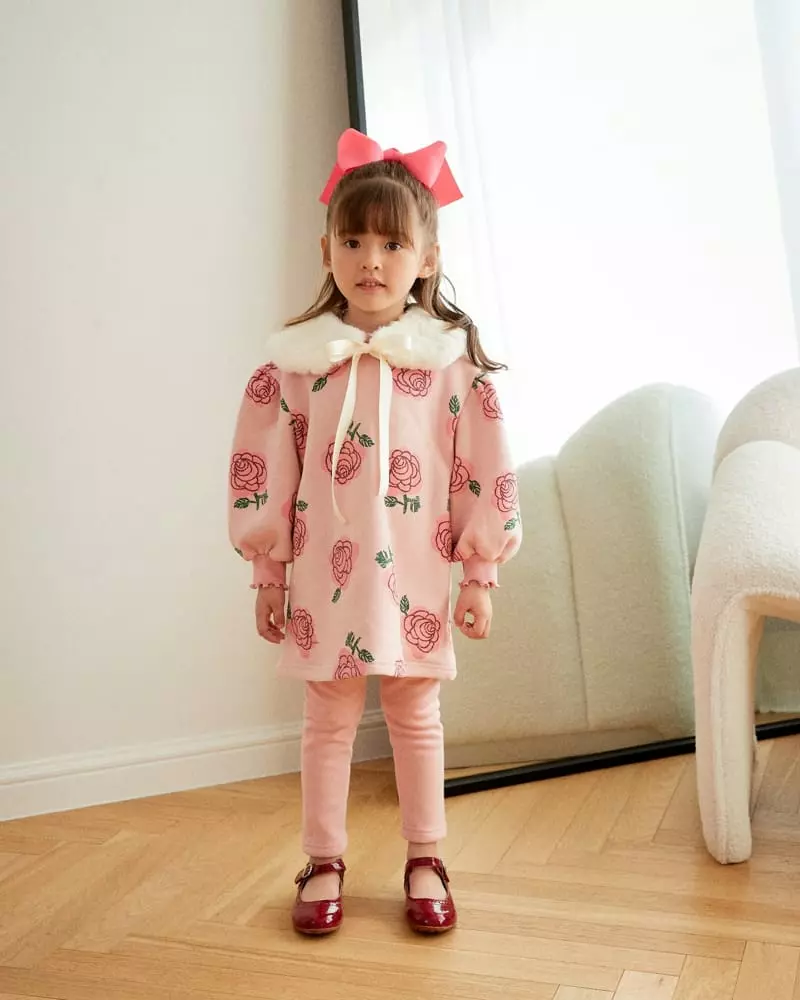 e.ru - Korean Children Fashion - #minifashionista - Rose One-piece - 2