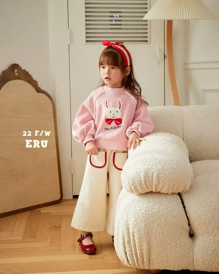 e.ru - Korean Children Fashion - #prettylittlegirls - Crop Rabbit Tee - 5