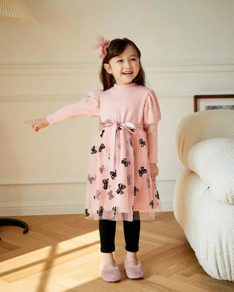 e.ru - Korean Children Fashion - #stylishchildhood - Ribbon One-piece