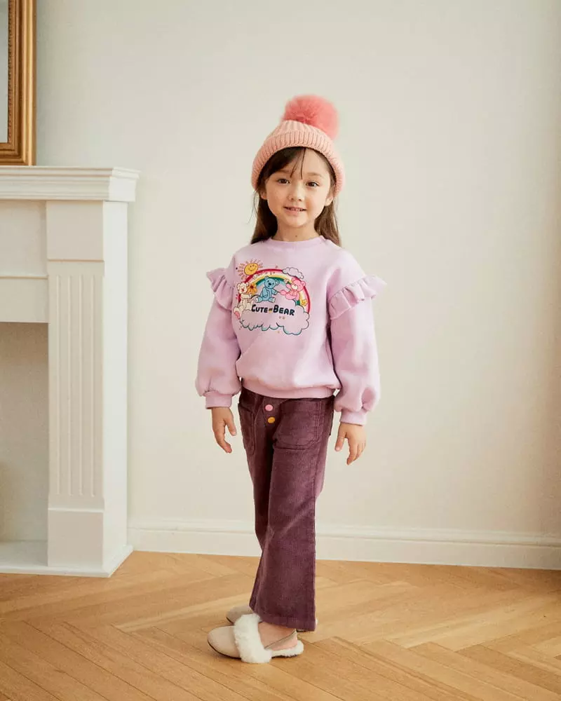 e.ru - Korean Children Fashion - #toddlerclothing - Cuty Bear Sweatshirt - 9