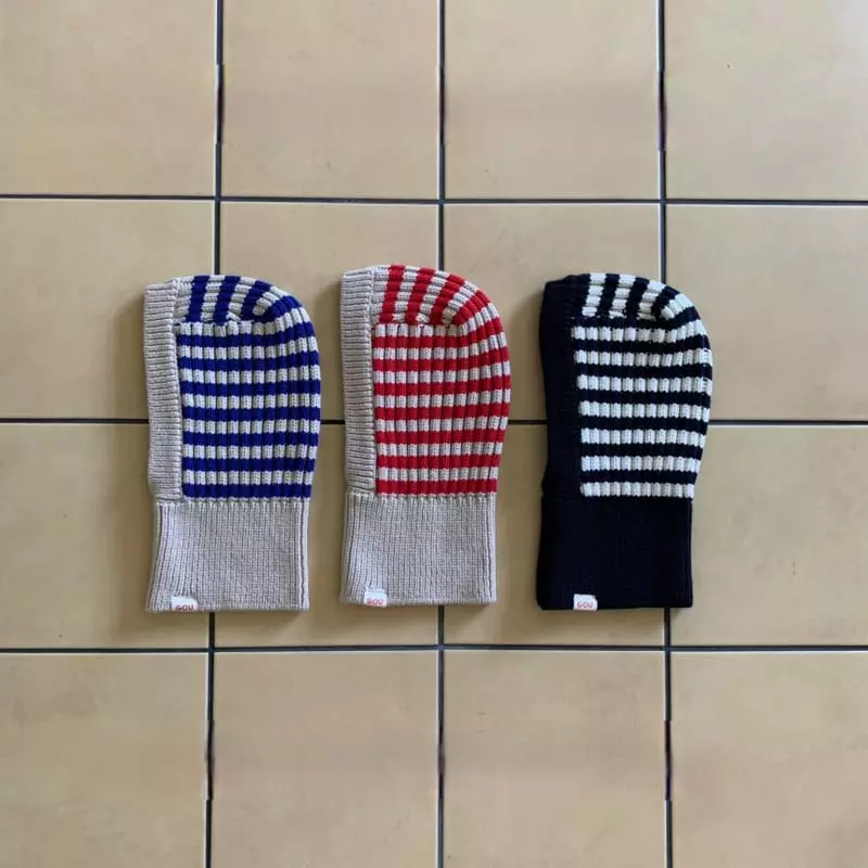 go;u - Korean Children Fashion - #Kfashion4kids - Stripes Baraclava