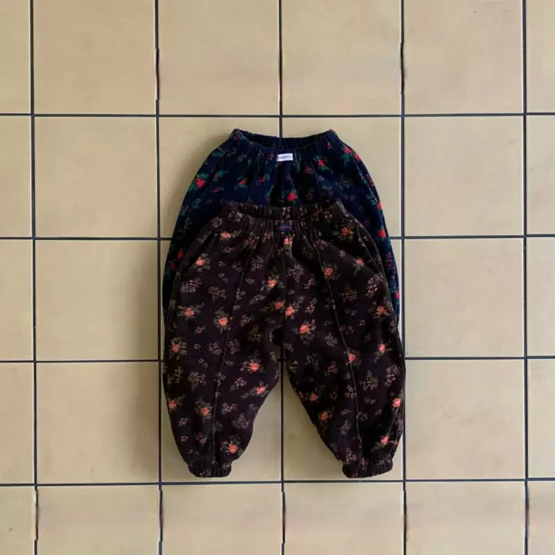 go;u - Korean Children Fashion - #childofig - Flower Pants with Mom