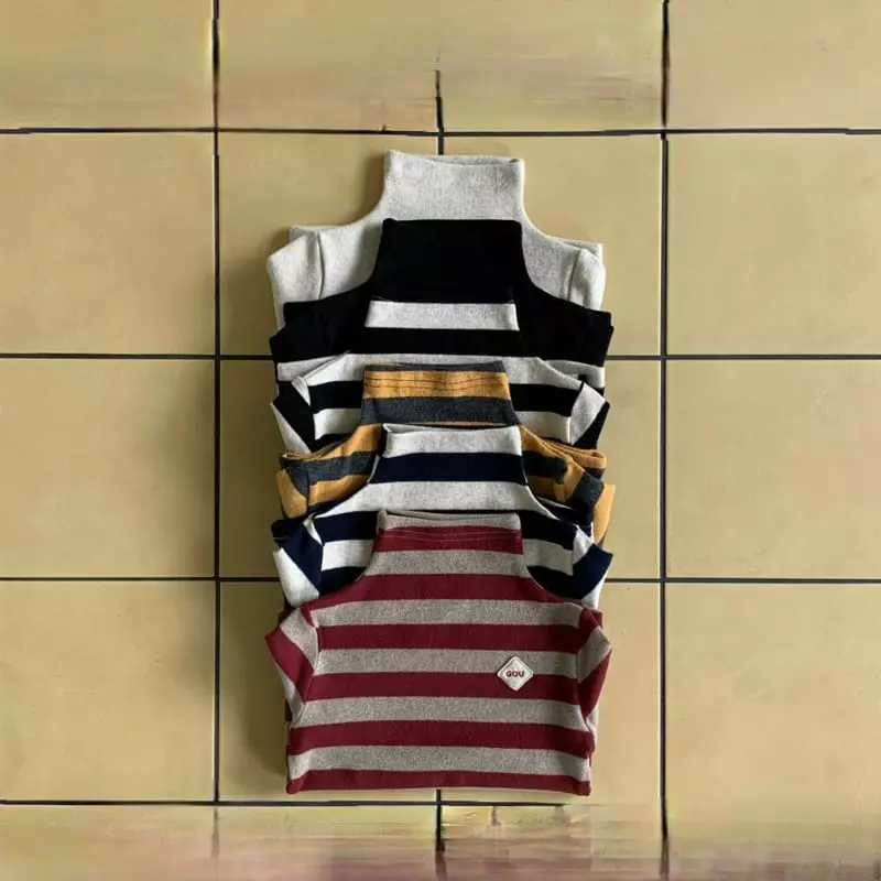 go;u - Korean Children Fashion - #littlefashionista - Bbabbiyong Turtleneck Tee