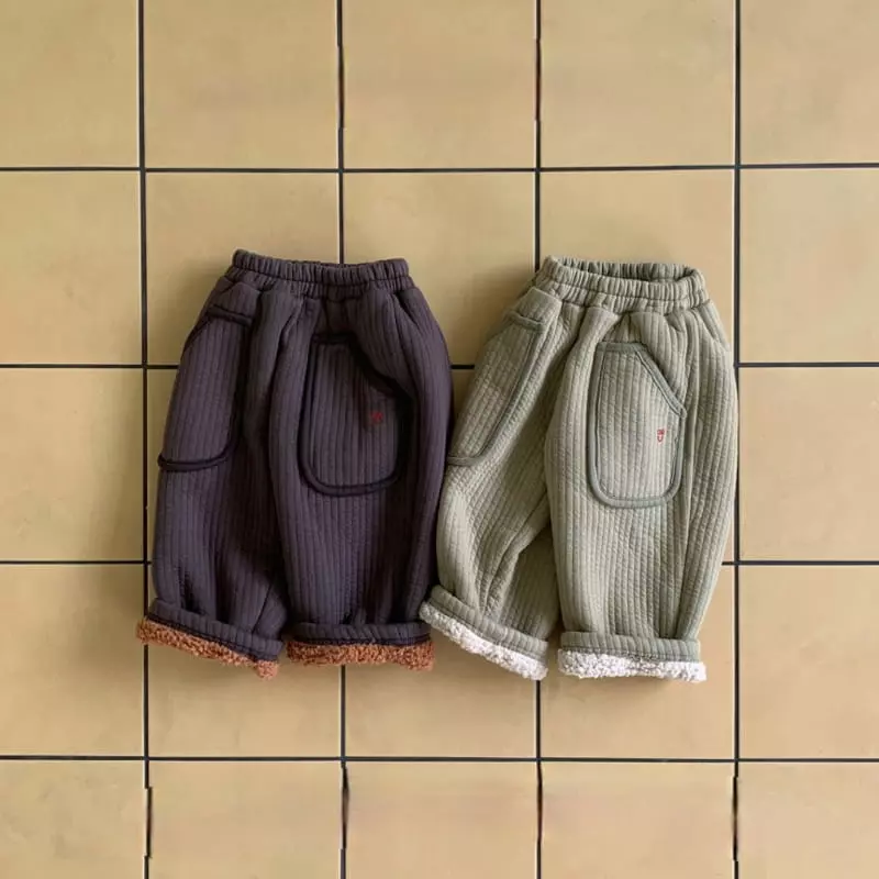 go;u - Korean Children Fashion - #magicofchildhood - Quilting Pants