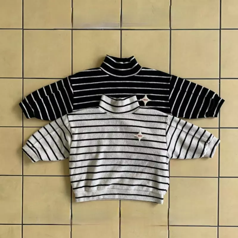 go;u - Korean Children Fashion - #minifashionista - Neck Sweatshirt