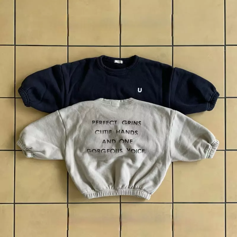 go;u - Korean Children Fashion - #prettylittlegirls - Banding Sweatshirt