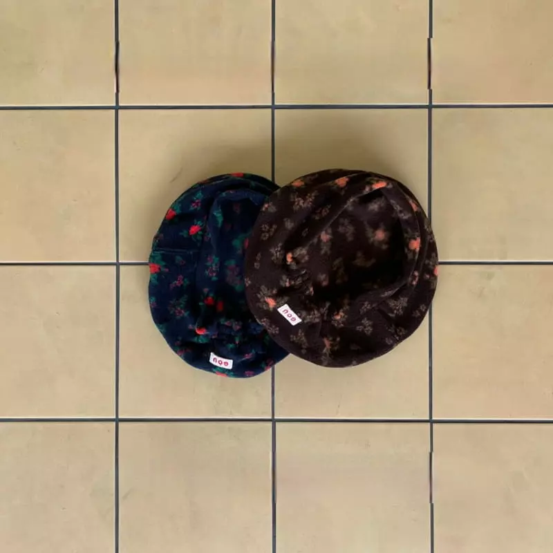 go;u - Korean Children Fashion - #todddlerfashion - Grandmother Flower Beret  Hat