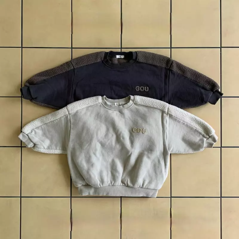 go;u - Korean Children Fashion - #toddlerclothing - Half Sweatshirt