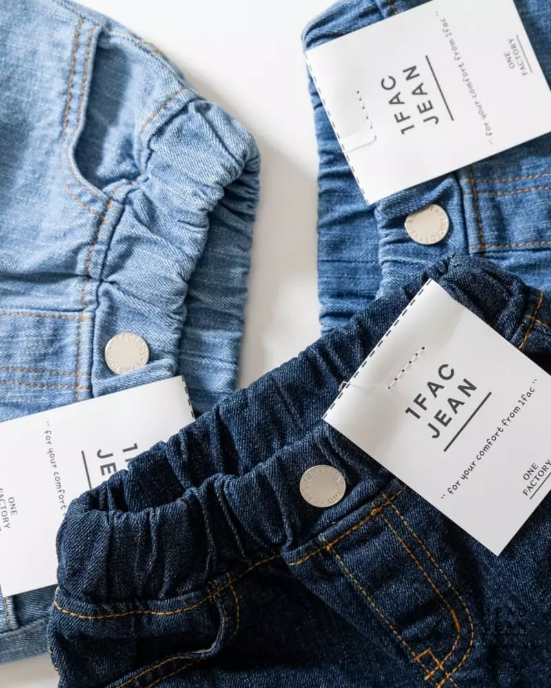 1 Fac - Korean Children Fashion - #childofig - Fleece blue Jeans - 3