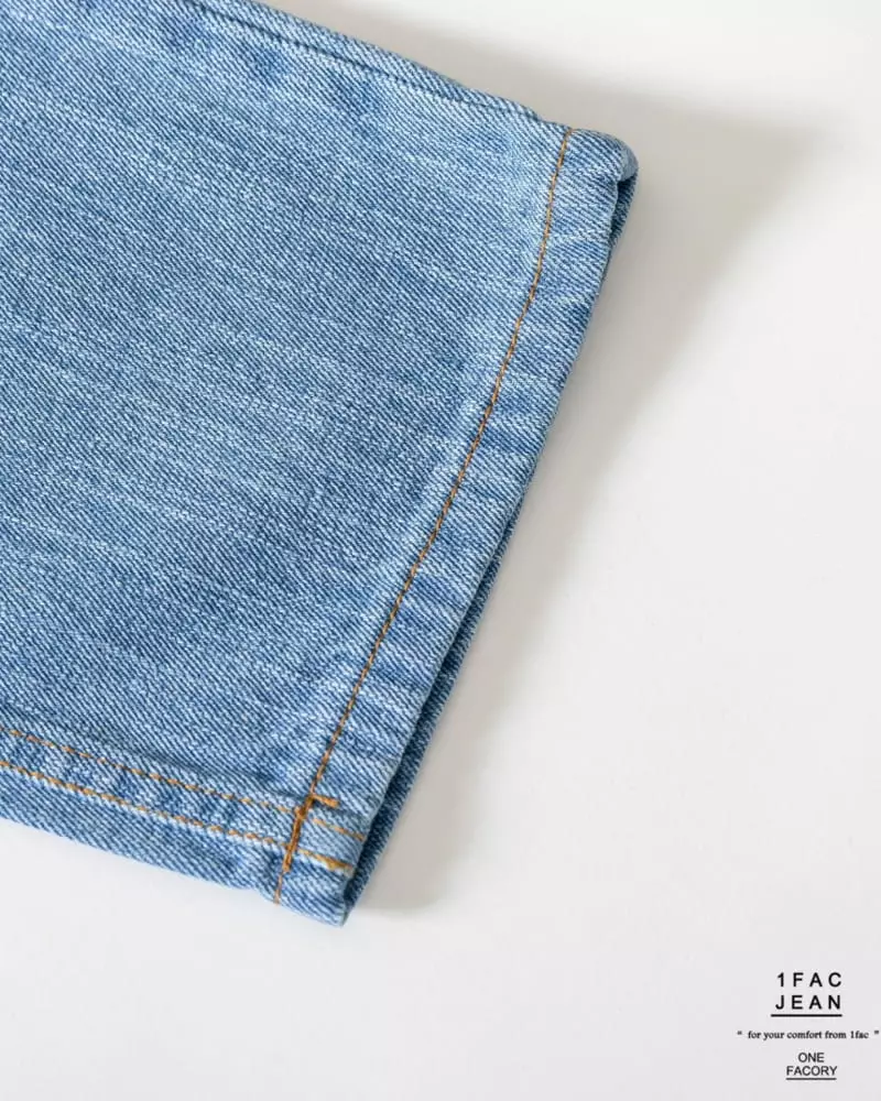 1 Fac - Korean Children Fashion - #discoveringself - Fleece blue Jeans - 6