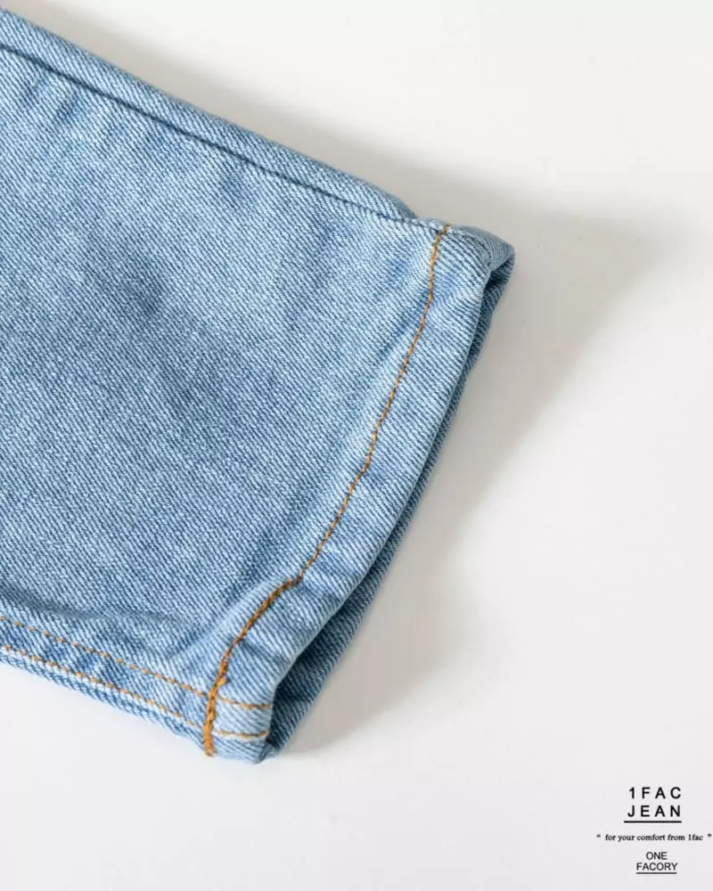 1 Fac - Korean Children Fashion - #kidsshorts - Fleece Daily Jeans - 6
