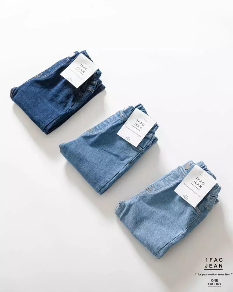 1 Fac - Korean Children Fashion - #minifashionista - Fleece Daily Jeans - 12