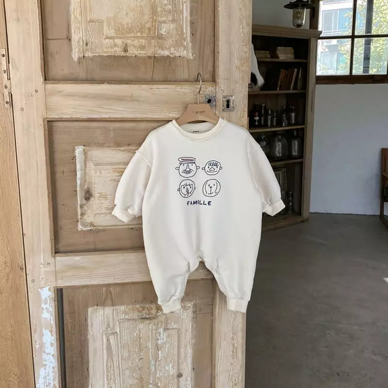 1 Gram - Korean Baby Fashion - #babyboutique - Rock Bodysuit - 4