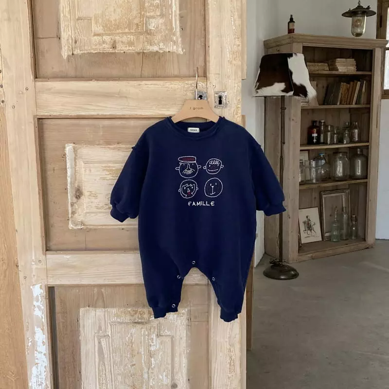 1 Gram - Korean Baby Fashion - #babyclothing - Rock Bodysuit - 5