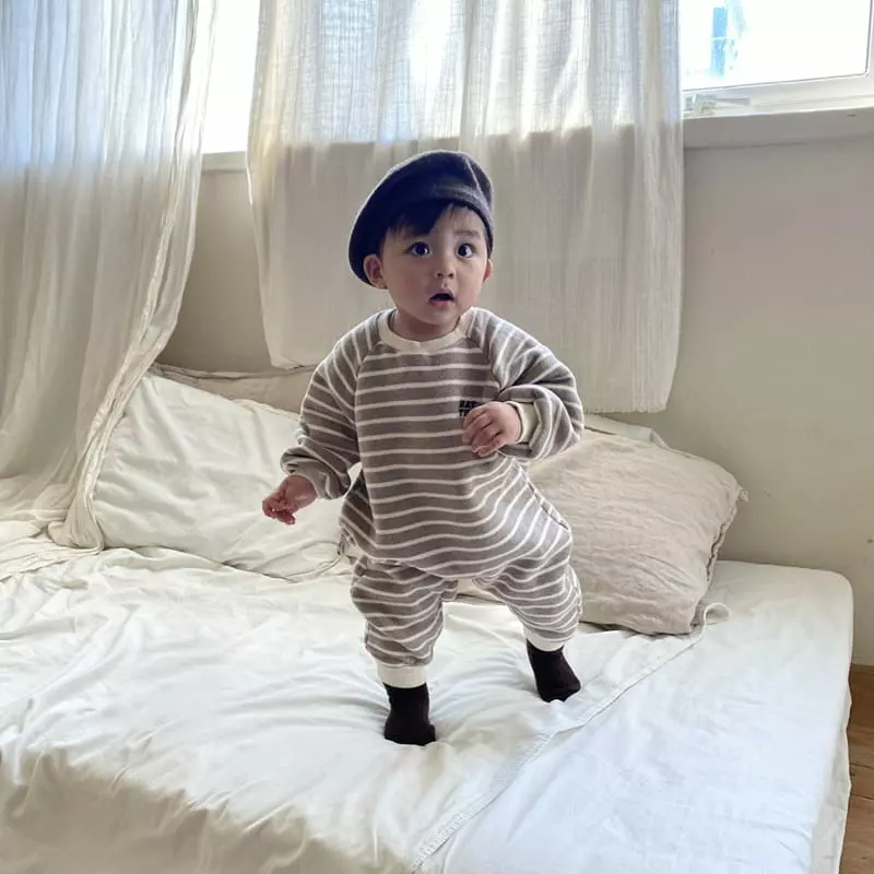 1 Gram - Korean Baby Fashion - #babyfever - Tailor Bodysuit - 12