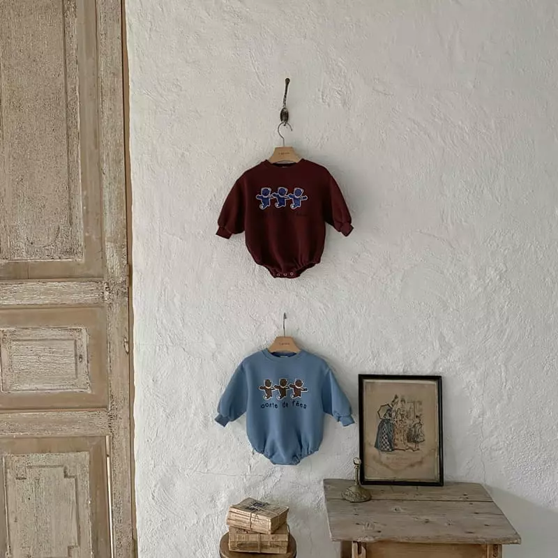 1 Gram - Korean Baby Fashion - #babygirlfashion - Cone Bear Bodysuit - 6