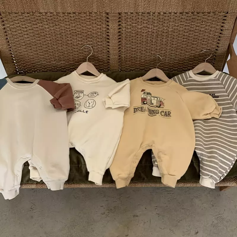 1 Gram - Korean Baby Fashion - #babylifestyle - Rock Bodysuit - 9