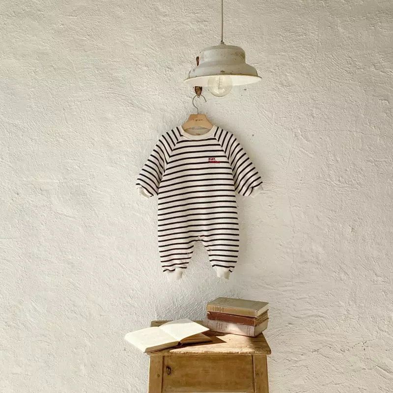 1 Gram - Korean Baby Fashion - #onlinebabyboutique - Tailor Bodysuit - 5