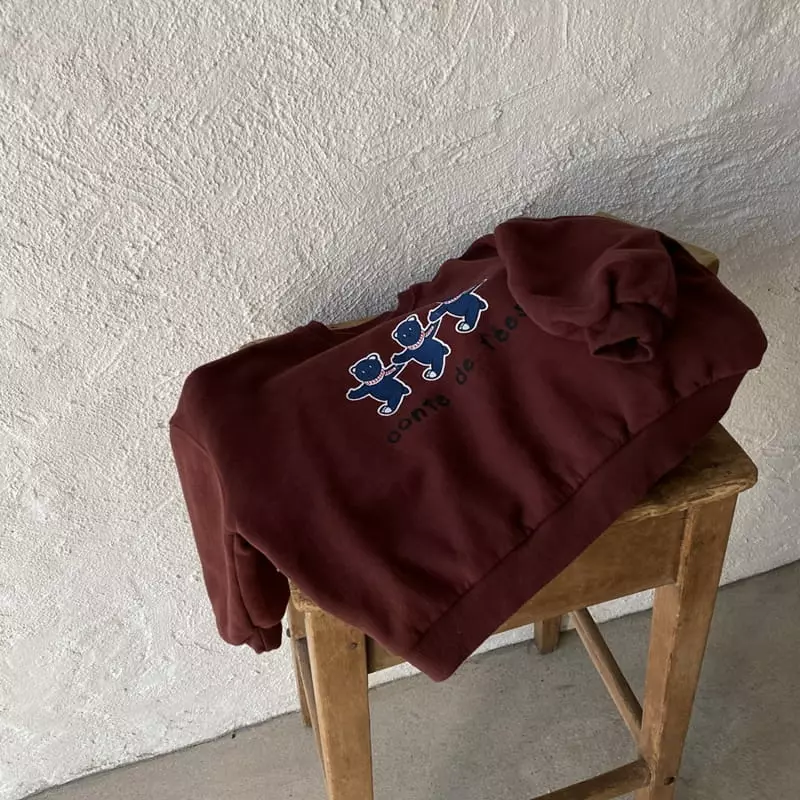 1 Gram - Korean Children Fashion - #childrensboutique - Corn Bear Sweatshirt - 7